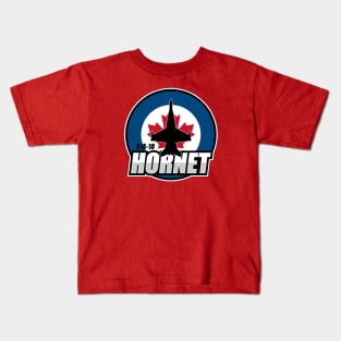 Canadian F/A-18 Hornet Kids T-Shirt